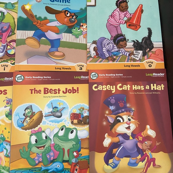 Leap frog tag books lot of 8 Early Reading Series Leap Reader - Picture 3 of 3